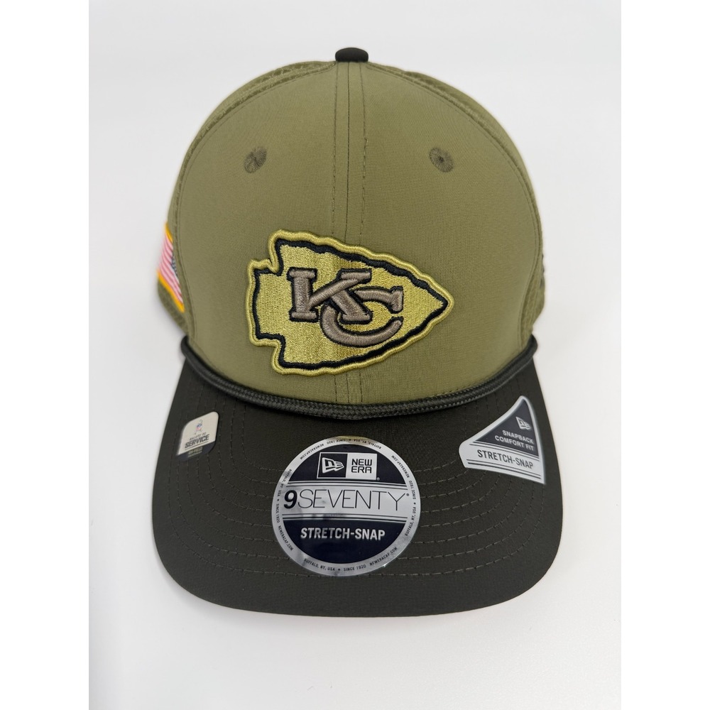 Kansas City Chiefs New Era Salute to Service 9SEVENTY Adjustable Snapback Hat